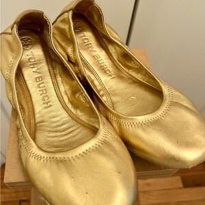 Tory Burch Gold Women's Shoes